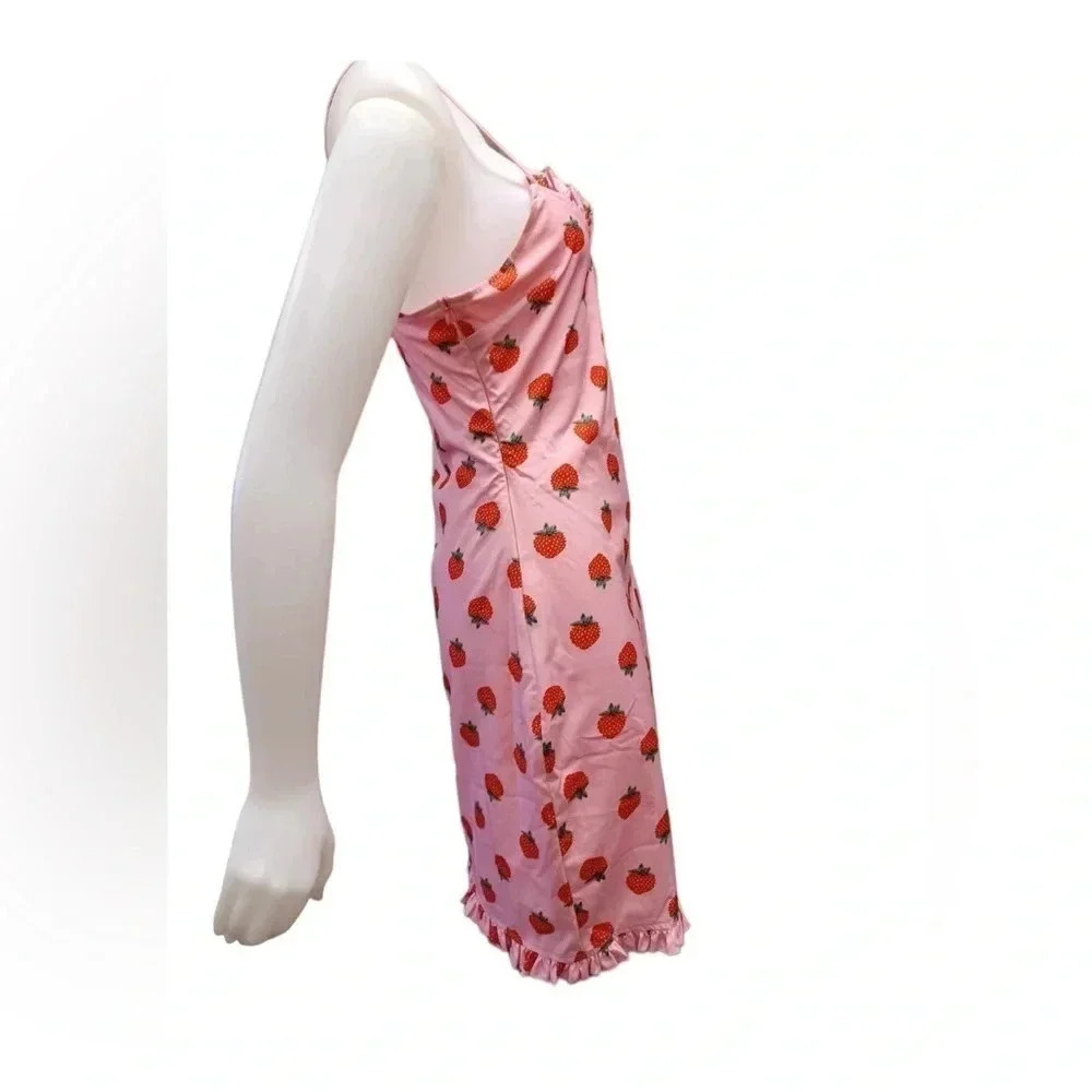 Daisy Street ASOS Strawberry Print Mini Dress Size 6 - Picture 9 of 16